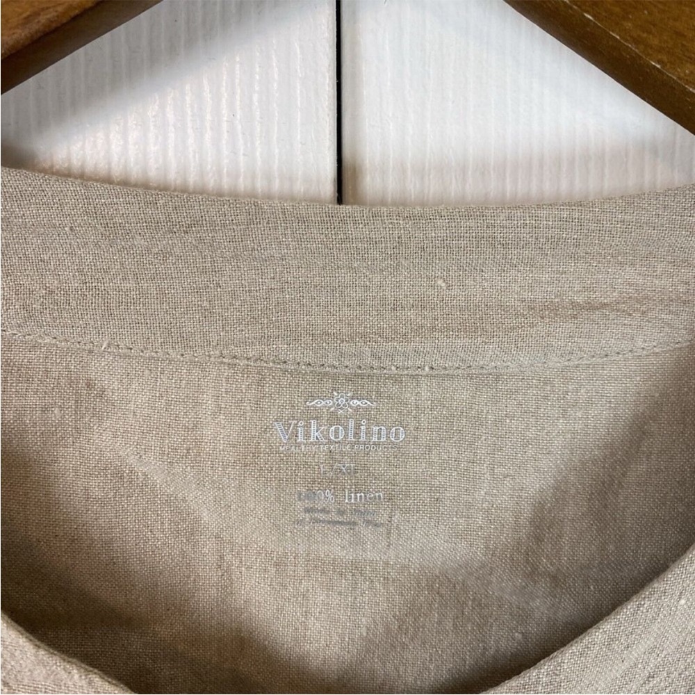 ❤️🔥Vikolino - Flax Linen Collarless Button Blazer - L/XL - Picture 5 of 5